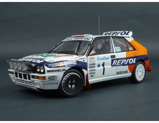 Lancia Delta HF Integrale EVO Nr.1 Rallye Monte Carlo 1993, Kyosho 1:18
