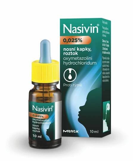 NASIVIN 0,025% 0,25MG/ML NAS GTT SOL 10ML
