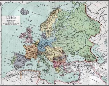 europe map 1890