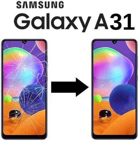 Výměna rozbitého skla Samsung Galaxy A31