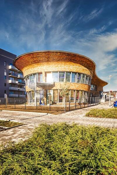V areálu Suomi Hloubětín představili mateřskou školu a oznámili rozšíření o dalších 100 bytů – Developerské Projekty
