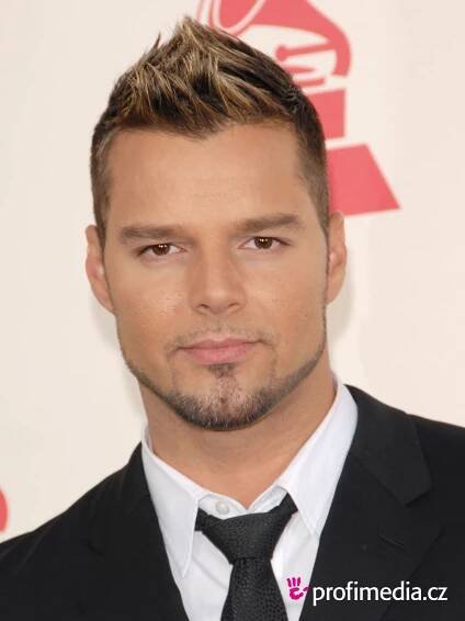 Ricky Martin - celebrity účes - HappyHair