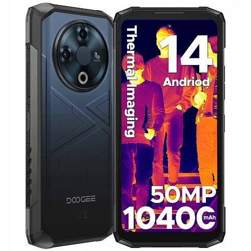 PANCÉŘOVÁ TERMOVIZE DOOGEE Smartphone Fire6 10400mAh 16/256GB 6.56“ Android14