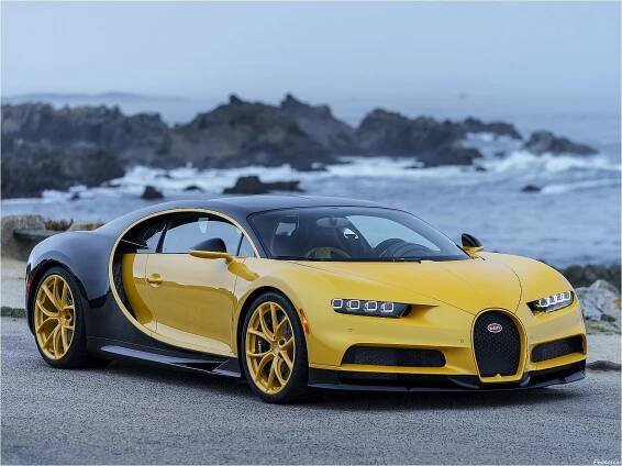 Bugatti Chiron automobil a modelové roky