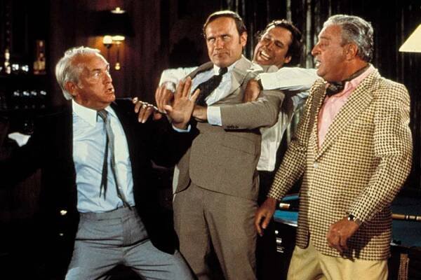 Ted Knight, Dan Resin, Chevy Chase, Rodney Dangerfield in Caddyshack