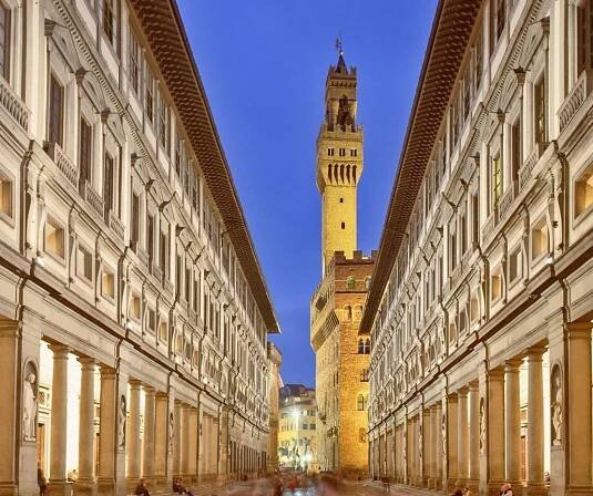 Galleria degli Uffizi v Florence