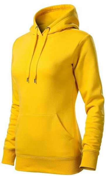 MALFINI® Dámská mikina Cape s kapucí 414 - žlutá z kolekce MALFINI