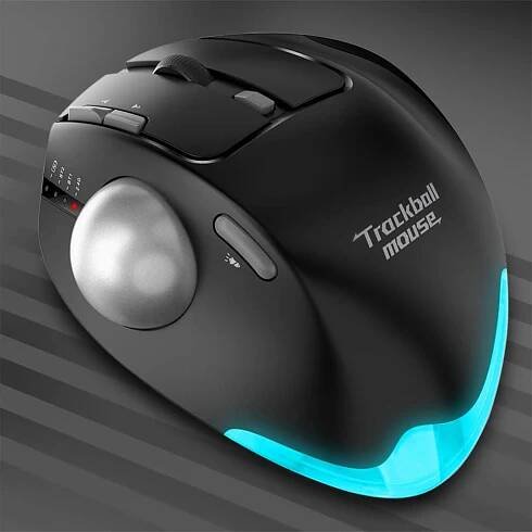 Wireless Bluetooth Trackball Mouse