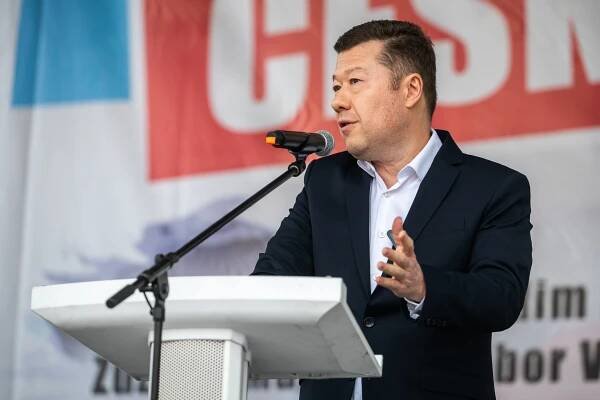 Předseda hnutí SPD Tomio Okamura na úvod... | iROZHLAS - spolehlivé zprávy