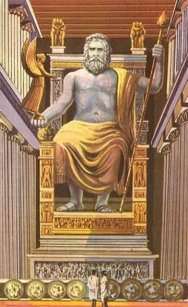 Feidiův Zeus v Olympii