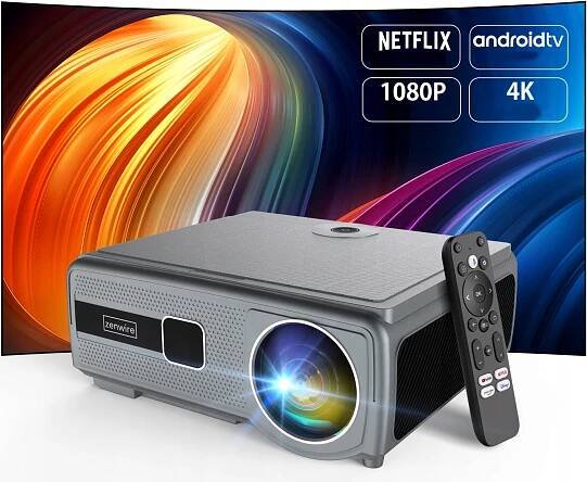 Projektor 30000lm WiFi Android Google TV FULL HD 4K Autofocus LED EAN (GTIN) 5904507529970