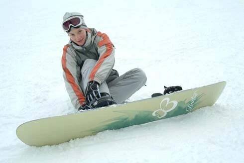 Snowboarďáci