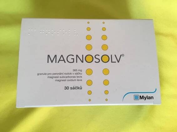 Magnesium - hořčík Magnosolv - Lékárna a zdraví