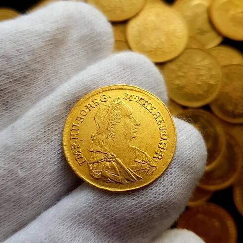Dukát 1770 BL - Nagybánya - Marie Terezie, katalog 3 500€! - Numismatika