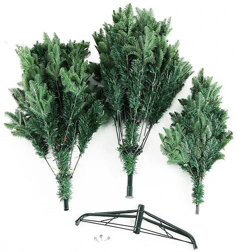 3D vánoční stromek, zelená, 180 cm, CHRISTMAS TYP 3