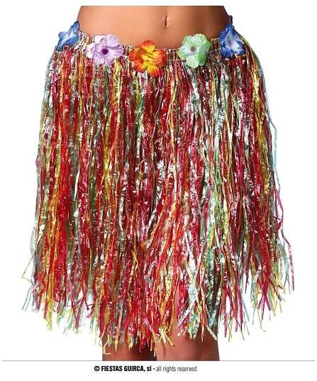 Havajská sukně Hula Hula multicolor