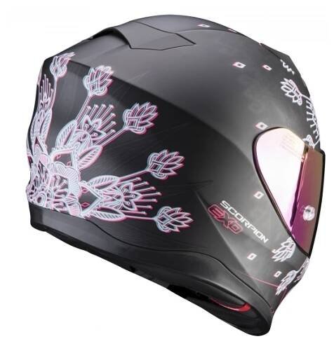 Integrální přilba Scorpion EXO-520 AIR Tina černo-stříbrná - II. jakost