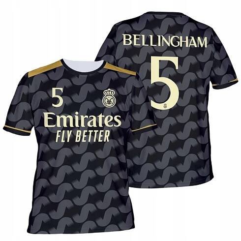 TRIČKO BELLINGHAM PRO DĚTI Real FOTBALOVÉ KIBICA Sportovní tričko