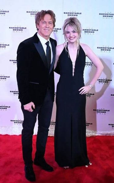 Larry Birkhead and Dannielynn Birkhead attend Barnstable Brown Gala during the 151st Kentucky Derby at Barnstable Brown House on May 02, 2025 in Louisville, Kentucky
