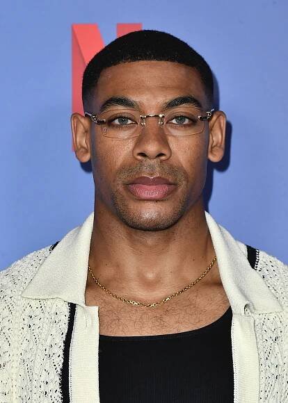 Aaron Pierre at a screening.