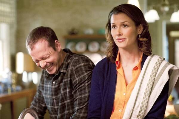Bridget Moynahan and Donnie Wahlberg.