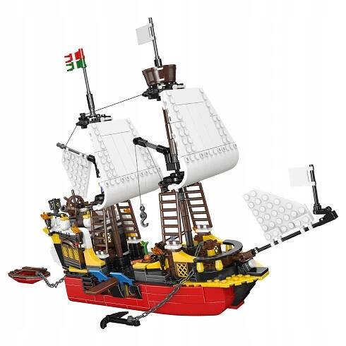 Stavebnice Mould King Pirátská loď kapitána Rudovouse Kód výrobce WX10137