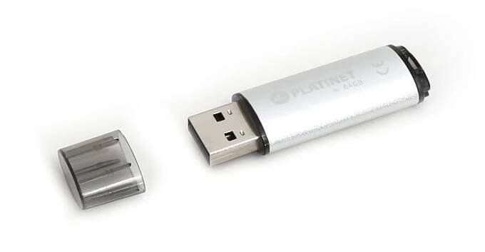 Flash Disk USB 64GB stříbrná