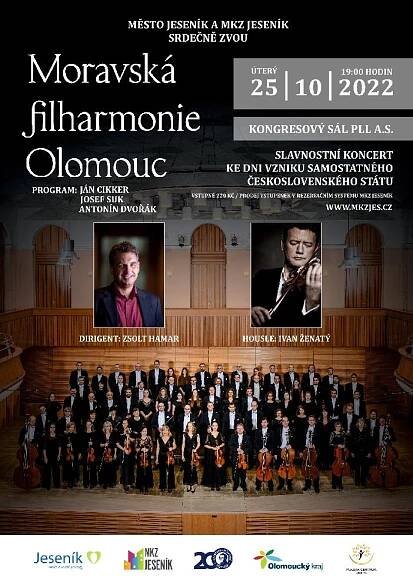 MORAVSKÁ FILHARMONIE OLOMOUC - SLAVNOSTNÍ KONCERT 2022
