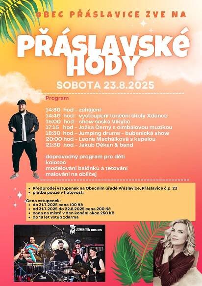 Obec Přáslavice | Kultura, sport a jiné
