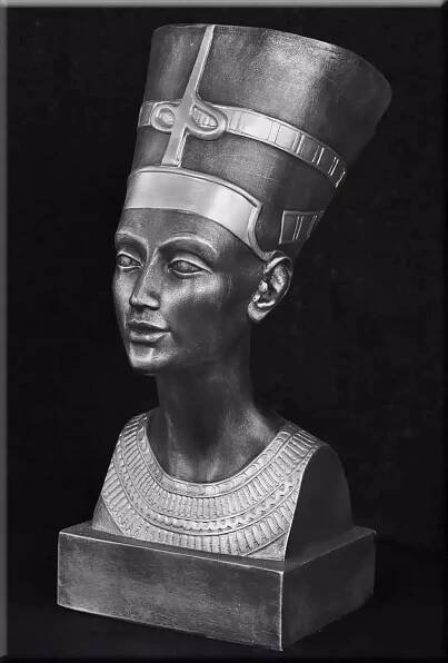 Dekorační Socha - Nefertiti / 52cm - color 76+28 Zakázková výroba