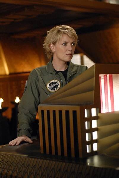 Hvězdná brána - Z masa a kostí - Z filmu - Amanda Tapping