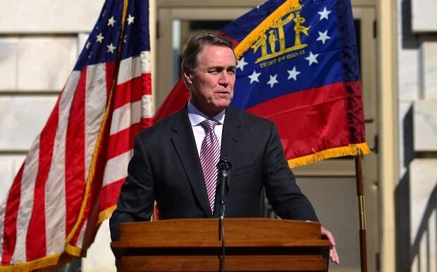 David Perdue Flags