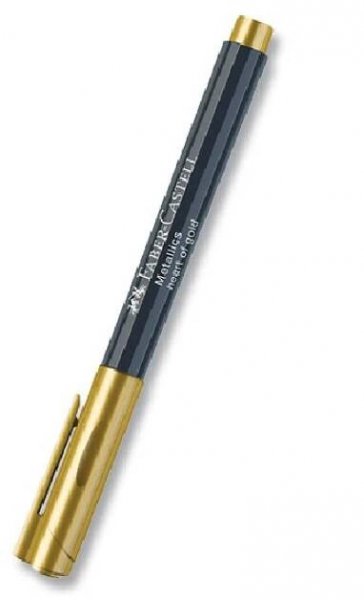 Popisovač Faber-Castell Metallics - zlatá