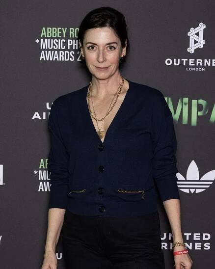Mary McCartney attends the Abbey Road Studios music photography awards 2024 at Abbey Road Studios on October 03, 2024 in London, England. 