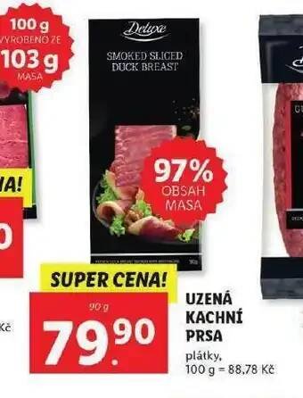 Lidl Uzená kachní prsa nabídka