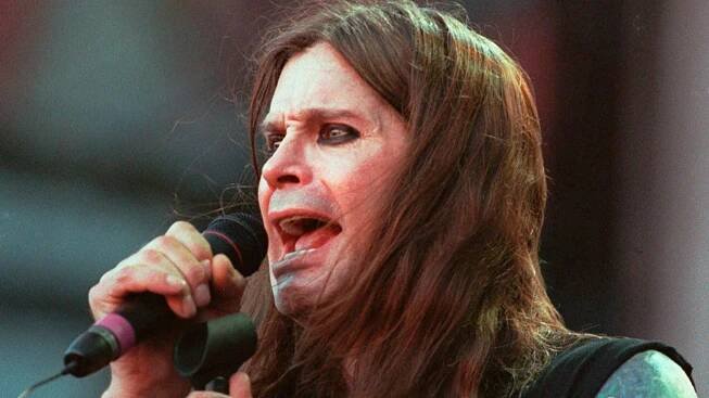 Ozzy Osbourne bei einem „Black Sabbath“-Konzert 1997 in East Rutherford.