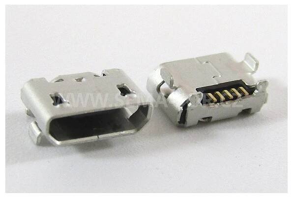 konektor micro USB B 5 pin female 10