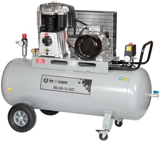 Mobilní dílenský kompresor MobilAir 840-10-200T, 4,0kW, 400V