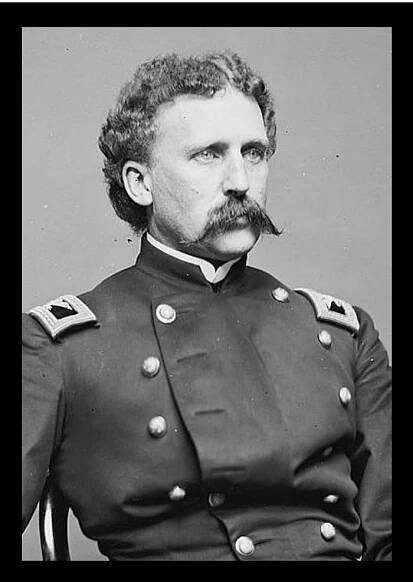 Colonel John Cunningham Kelton of the 9th MO Volunteer Infantry arrived in Boonville to find a town in turmoil.  Two weeks earlier, Colonel Jefferson C. Davis, in  command at Je Boonville was a  fferson City, was convinced that possible focal point of Price’s Mis-  souri River Valley Operations. Lexington, however,  was where Price  placed his forces and Boonville and  Boonville continued to receive reinforcements. At  various points,  hree Indiana regiments were en-  camped at the fairgrounds. Two of them, the 18th and the 22nd, were tasked with driving secessionists out of Glasgow. A lapse in communication resulted in the regiments firing into each other. The more se- riously wounded were evacuated to Jefferson City while the remnants of those regiments, along with the 26th Indiana prepared to move out. They departed on  22 September. 