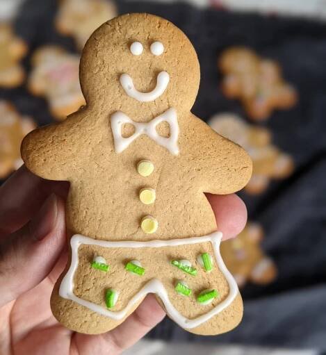 iced gingerbread man gluten free