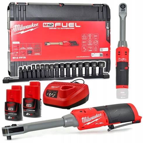 Průchozí ráčna M12 FPTR-202X 12V Milwaukee 4933480754, 4933480754