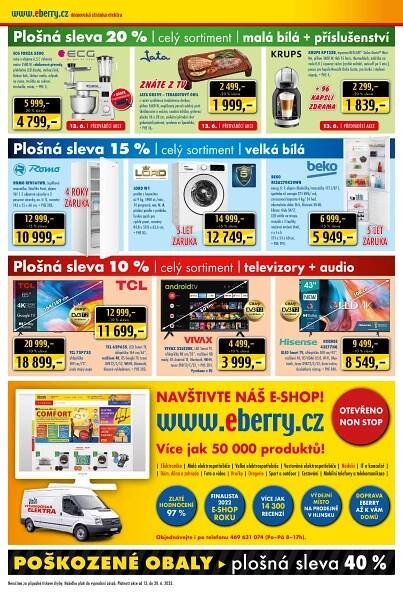 Elektro prodejna Eberry nově otevírá po rekonstrukci | iHLINSKO.cz