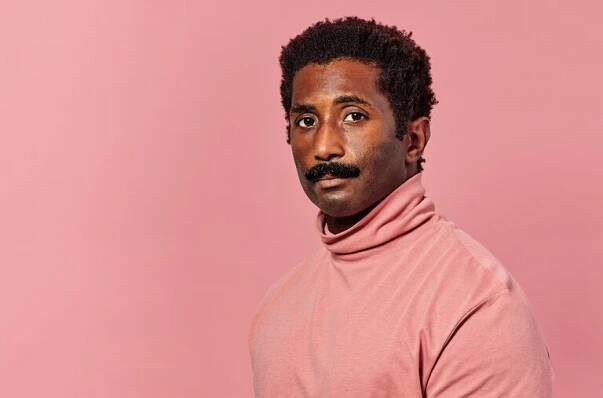 Wesley Morris and his Covid mustache.