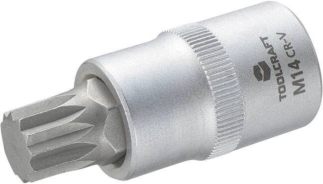 TOOLCRAFT 816171 čtyřzub (XZN) nástrčný klíč 14 mm 1/2"