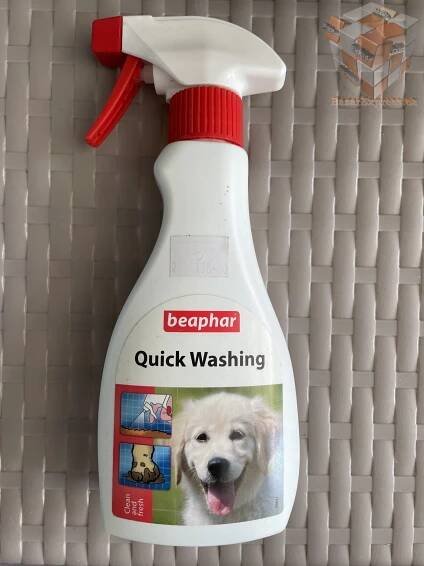 Quick washing(umytí zvířete bez použití vody)