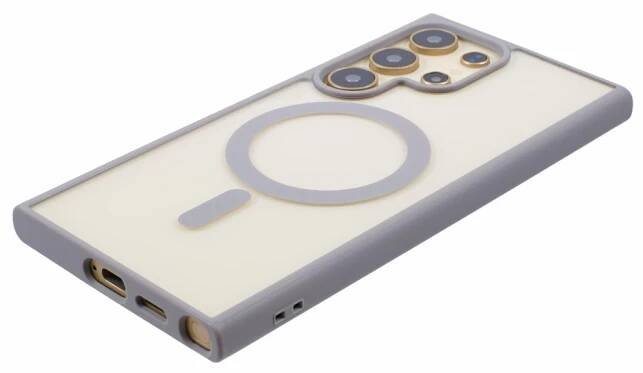 Kryt na Samsung Galaxy S24 Ultra matný s podporou MagSafe šedý