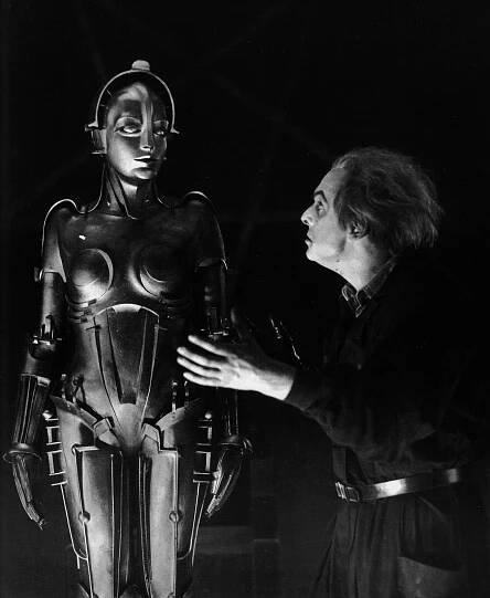 Metropolis (1927), Rudolf Klein-Rogge, production still. 