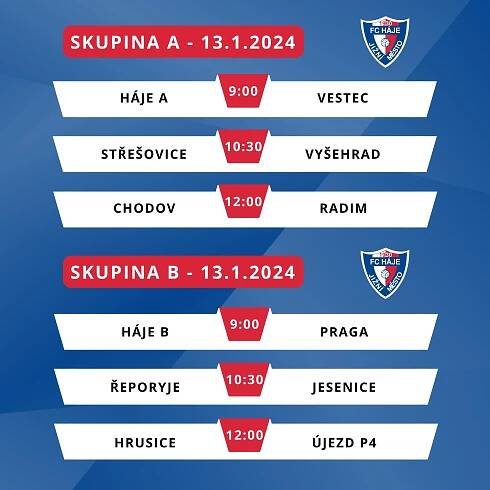 FC Háje » Se zimou do Háje