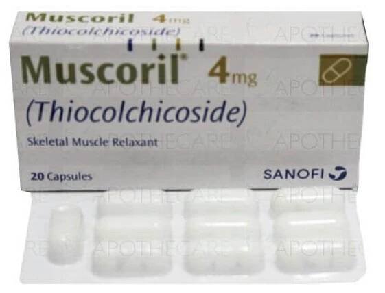 Muscoril - 4mg - 20 čepice - Sanofi