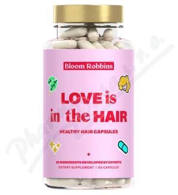 Bloom Robbins LOVE is in the HAIR - vitamíny na vlasy s biotinem kapsle 60ks